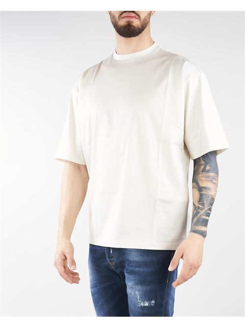 T-shirt oversize con ricamo aquila in tono al fondo Low Brand LOW BRAND | T-shirt | L1TSS236451N073